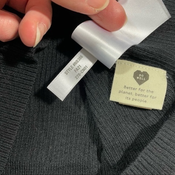 Madewell Hollyridge Ribbed Button Shoulder Sweater NB386 - Picture 5 of 9